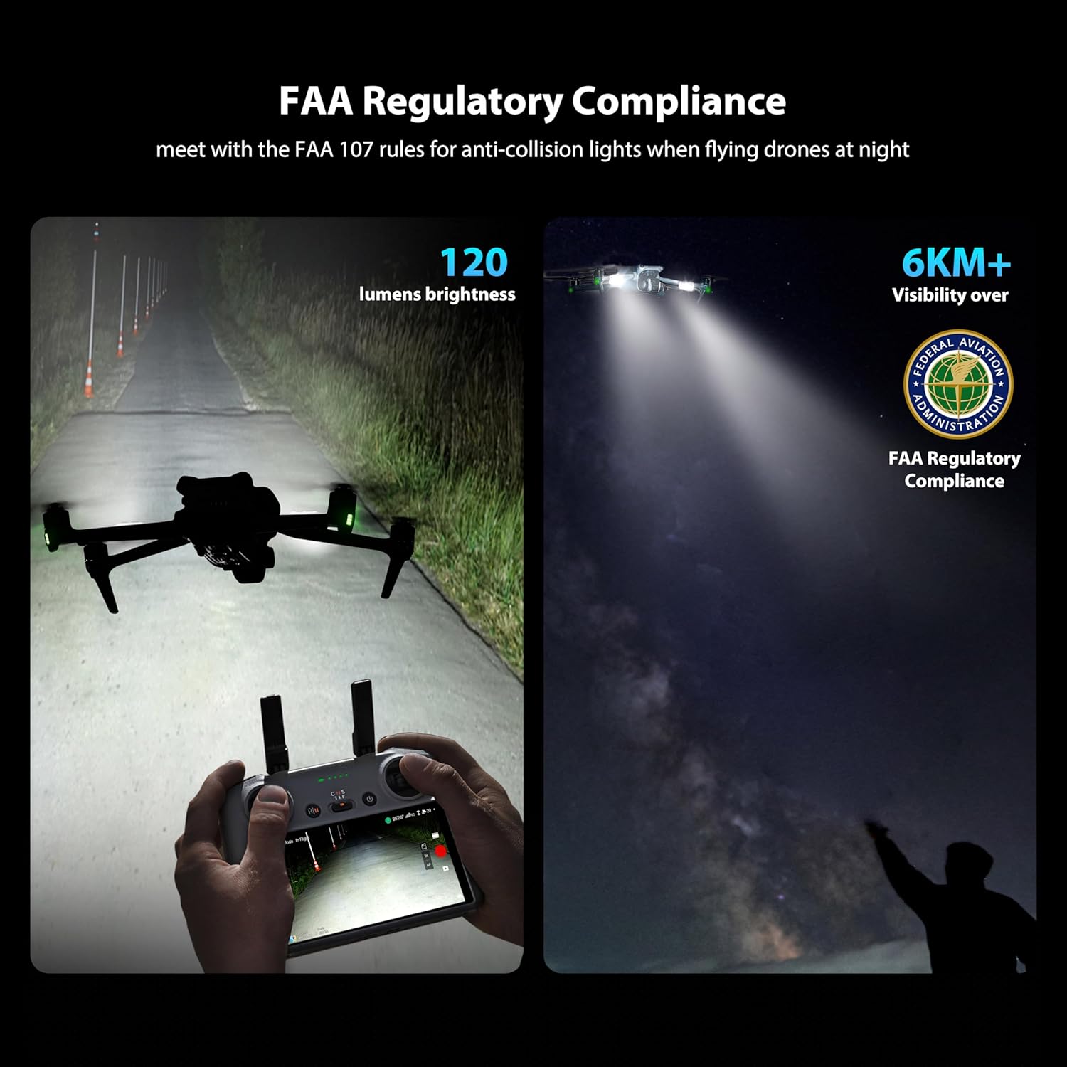 STARTRC Drone lumière strobosc - Drone Landing Pad avis et prix