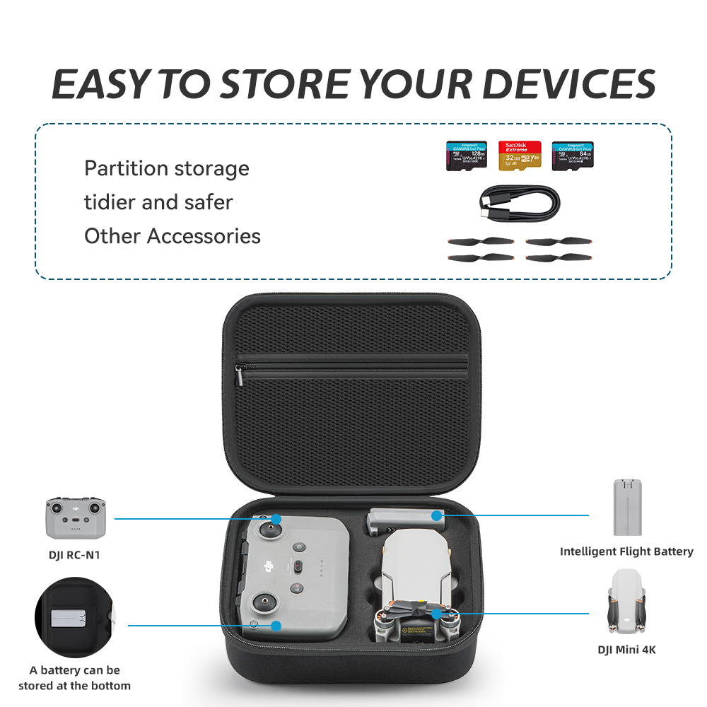 Sac de rangement portable, étu - Drone Carrying Case avis et prix