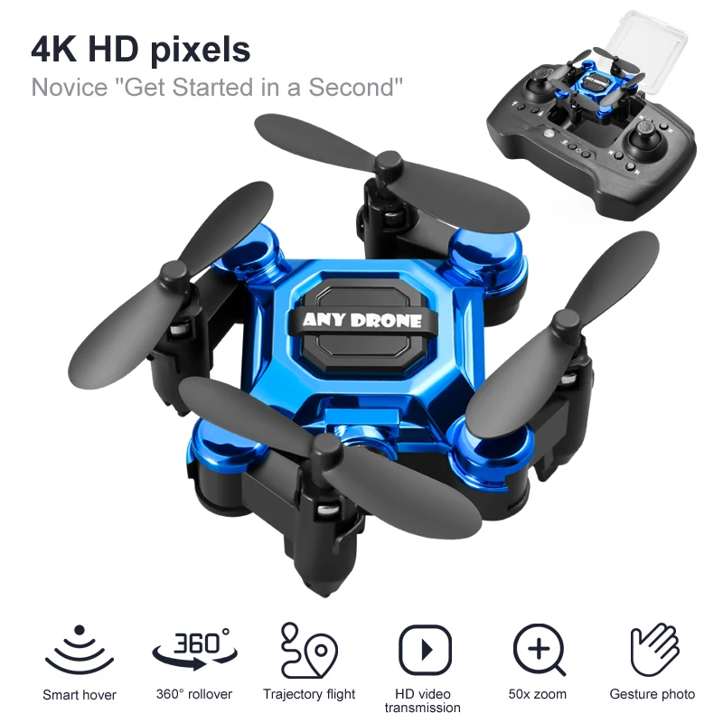 Caméra 4K HD RC Drone pliable  - Drone Remote Controller Lanyard avis et prix
